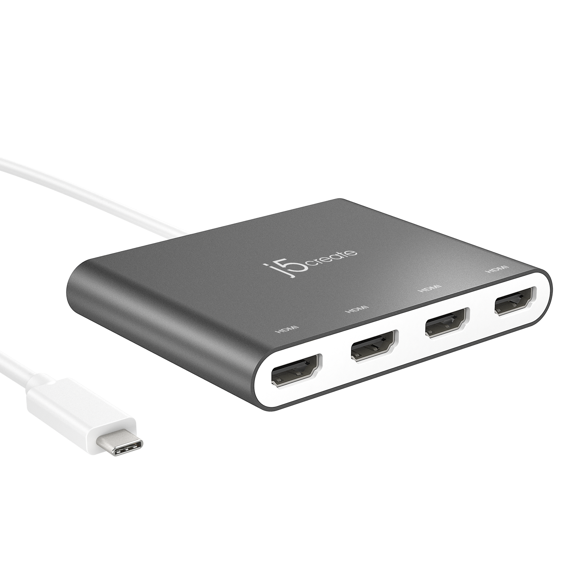 makkelijk te gebruiken Whitney Teleurgesteld j5create | USB-C to 4-Port HDMI Multi-Monitor Adapter