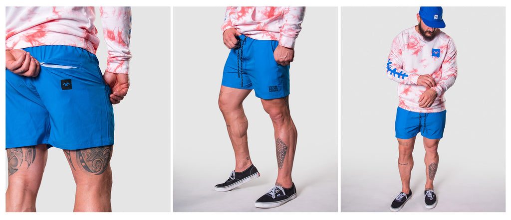 February Essentials - Blue GOAT Shorts