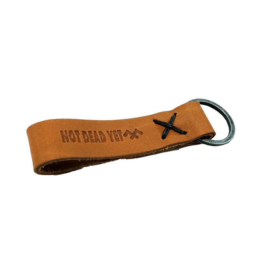 NOT DEAD YET - Limited Edition Leather Keychain