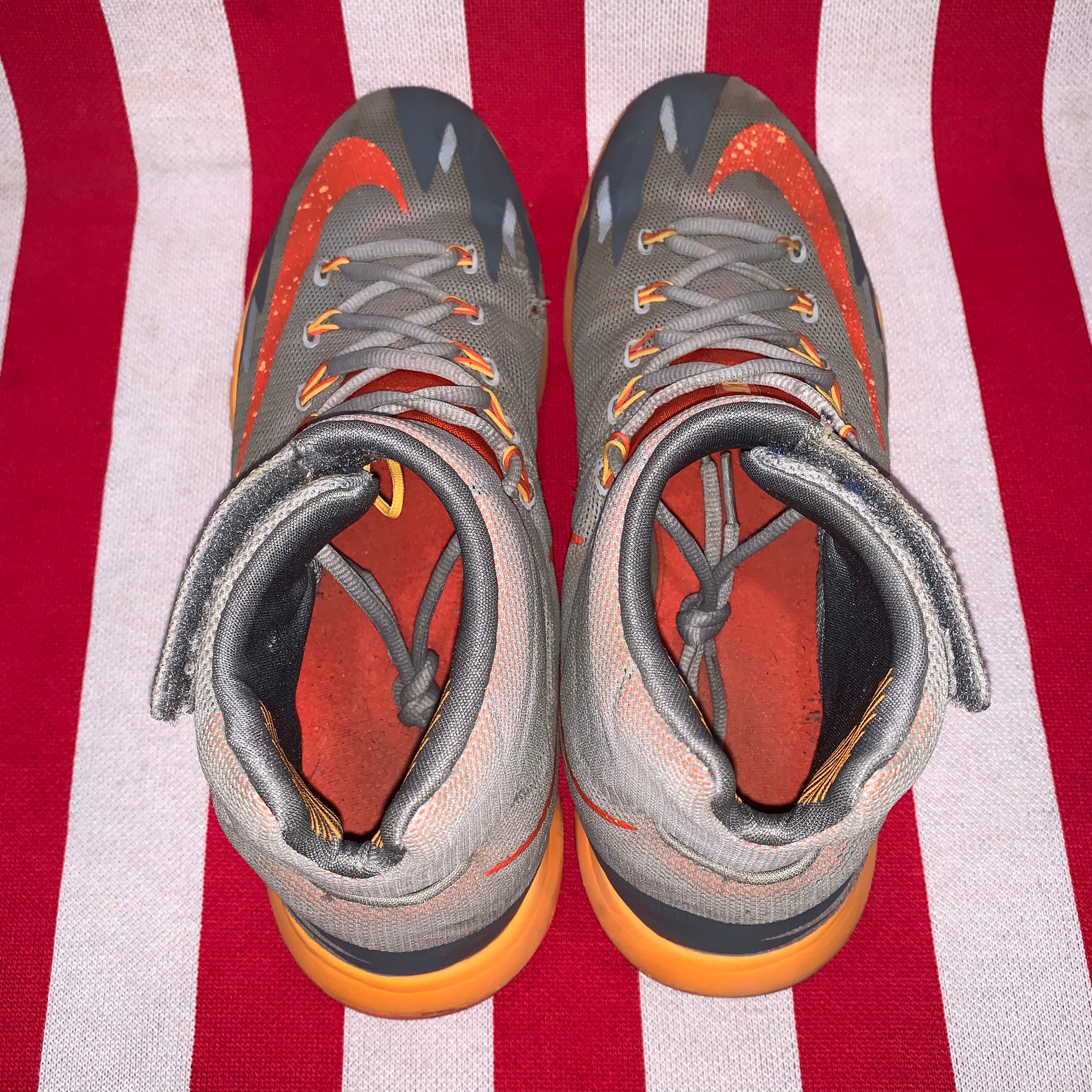 Nike Zoom Hyperrev "Wolf Grey Orange" (size 12)