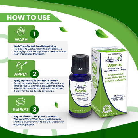 How to use Naturasil Warts Oil