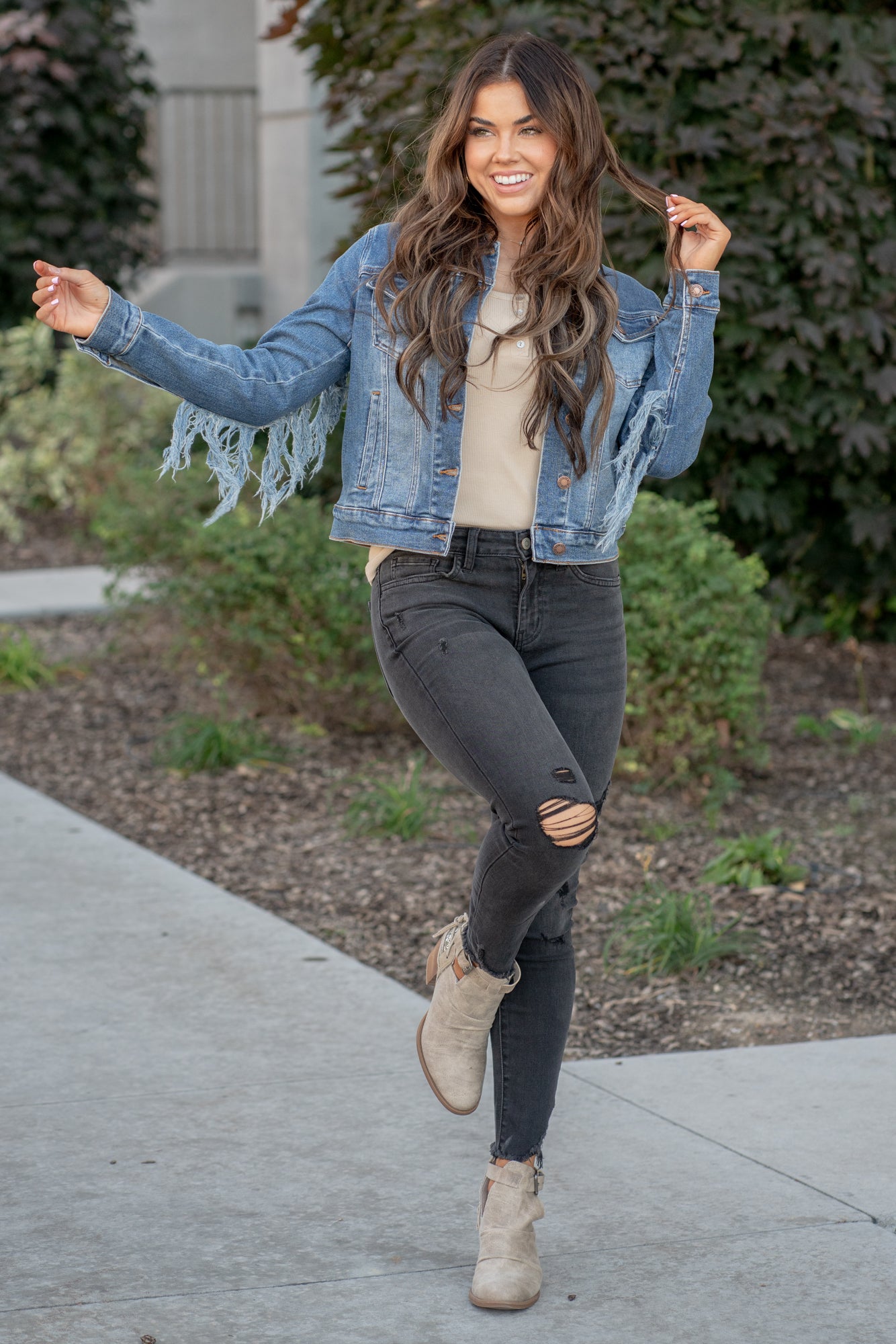 Judy Blue Jeans | Howdy! Classic Fit Denim Jacket JB7820