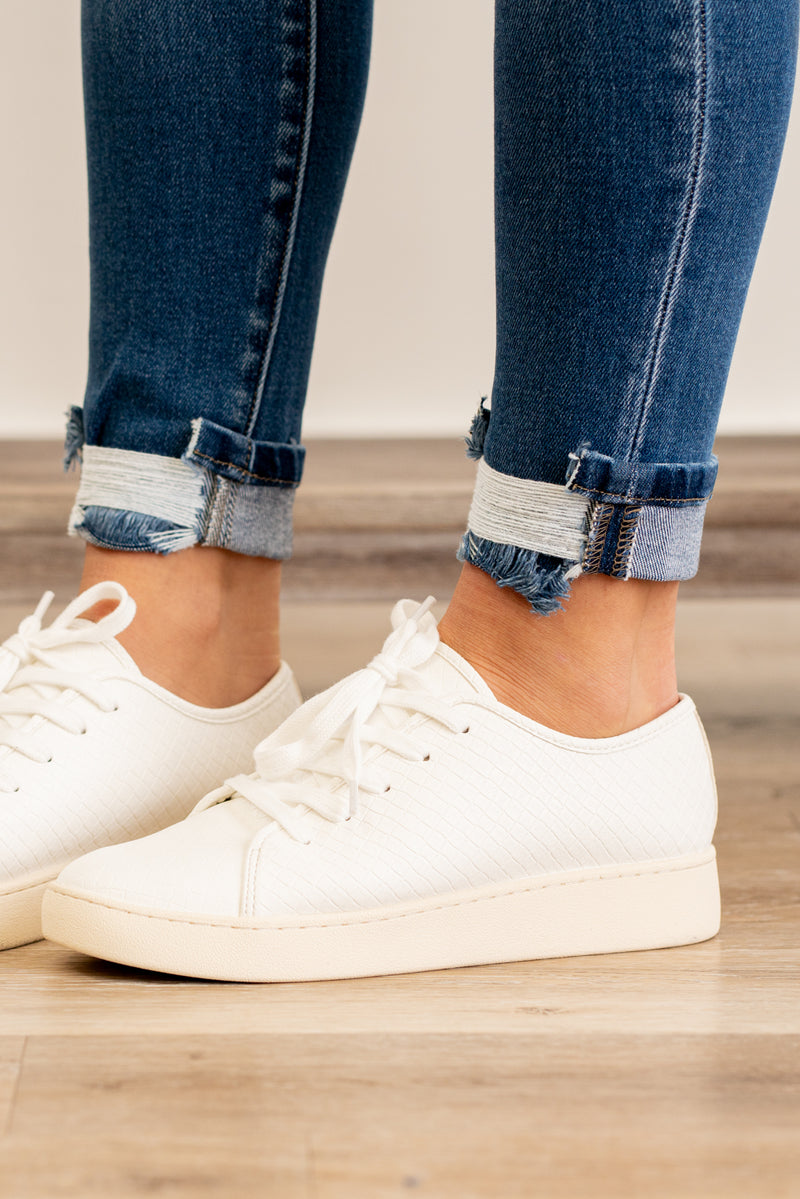  Shoes | Oasis Society Mika White Sneakers – American Blues