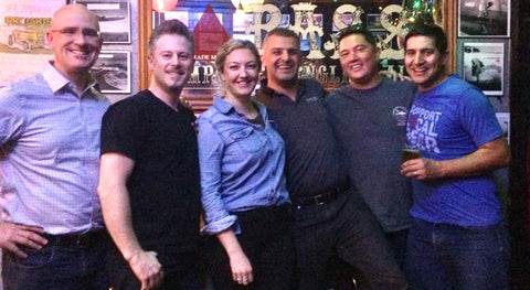 Pictured above from left to right:   Matt Huber, Judah Goldberg, Sarah Smith, Lawrence Younan, Paul Chua, and Chris Scianni