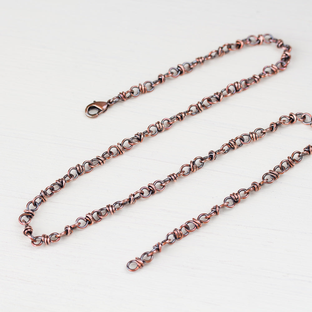 Handcrafted Copper Necklace - Bigger Link Chain – CookOnStrike