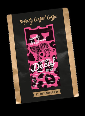 Extract Coffee Label and Bag