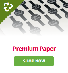 Premium paper environmentally friendly stickers