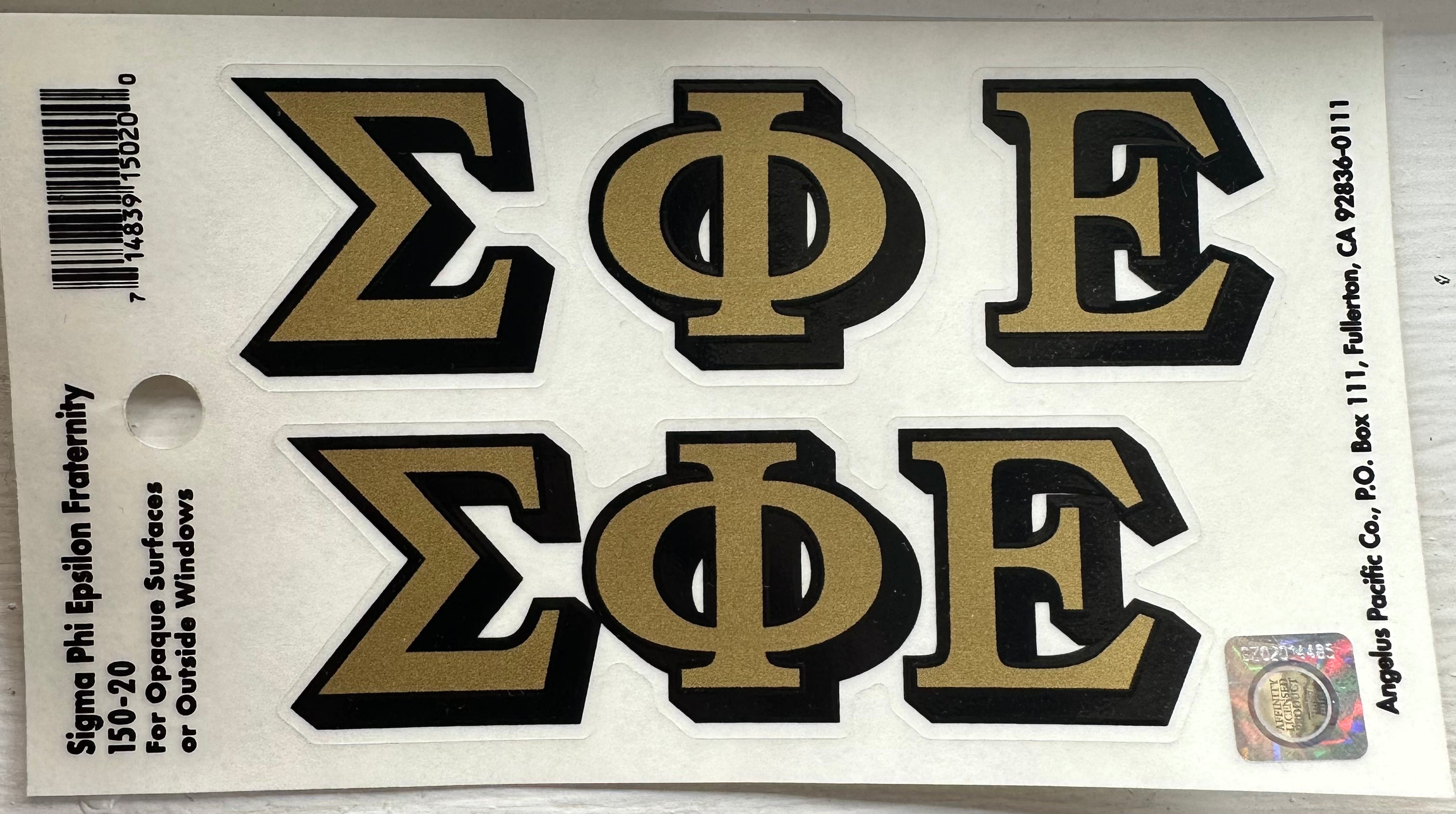 Sigma Phi Epsilon Sticker