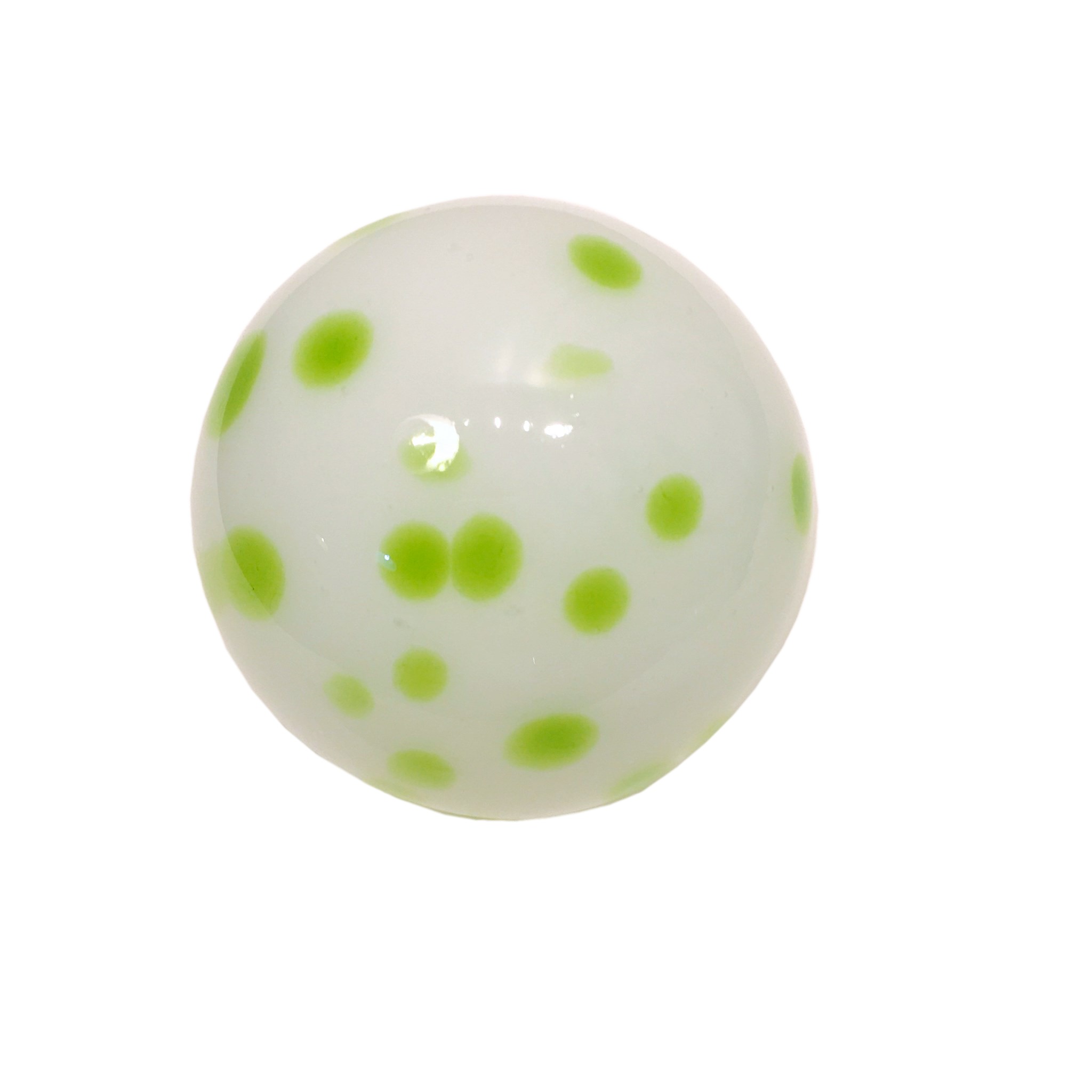 3""  WW W/LIME DOTS