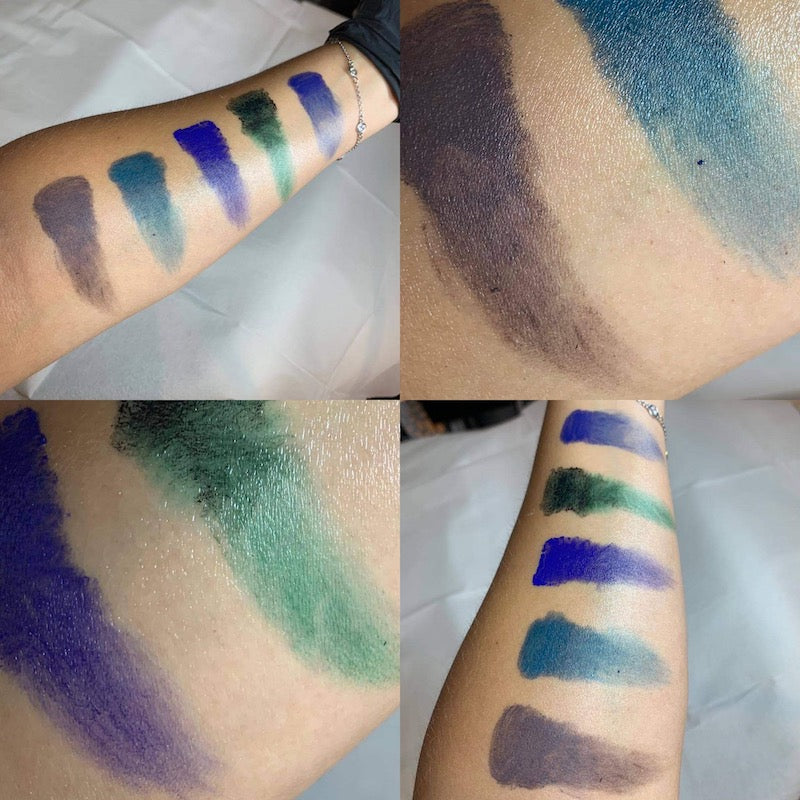 Anita Abramo Eyeliner PMU Pigment Color Testing at Tina Davies