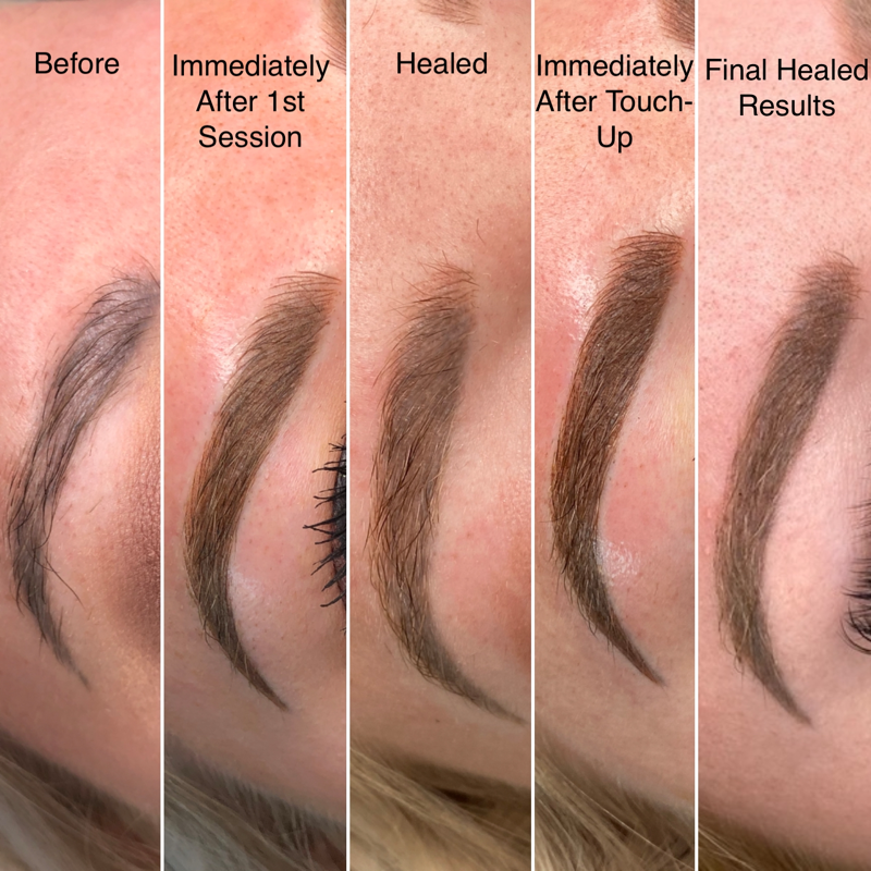Ashy Brow Colour Correction Case Study Full Results