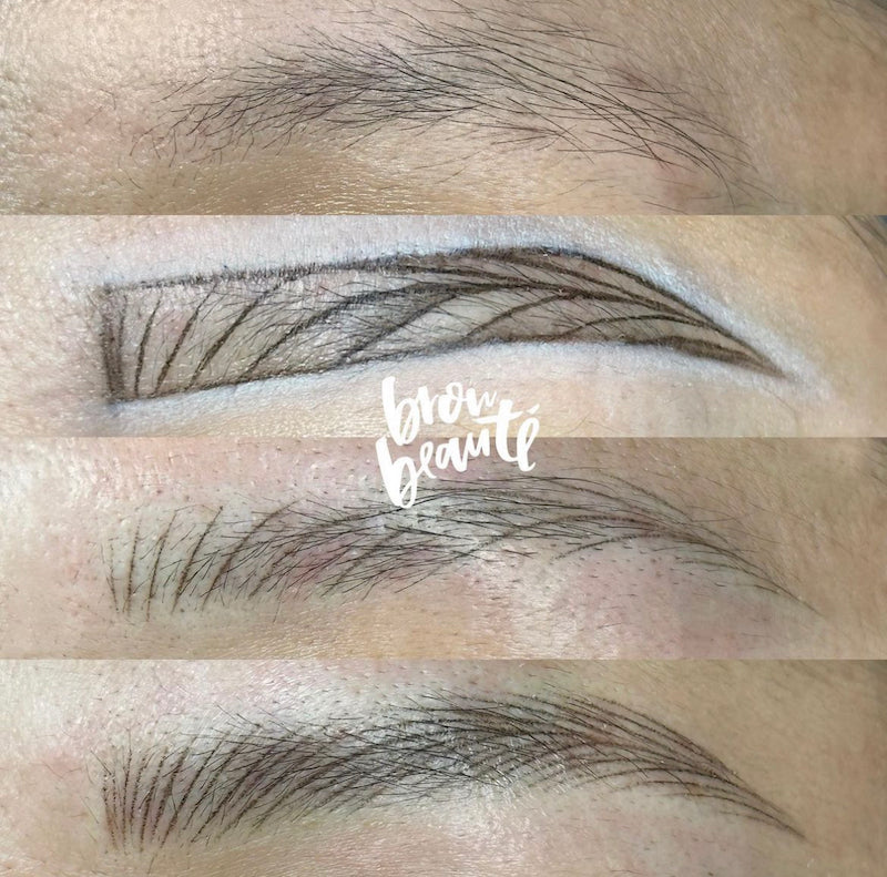 Nano brows stroke pattern