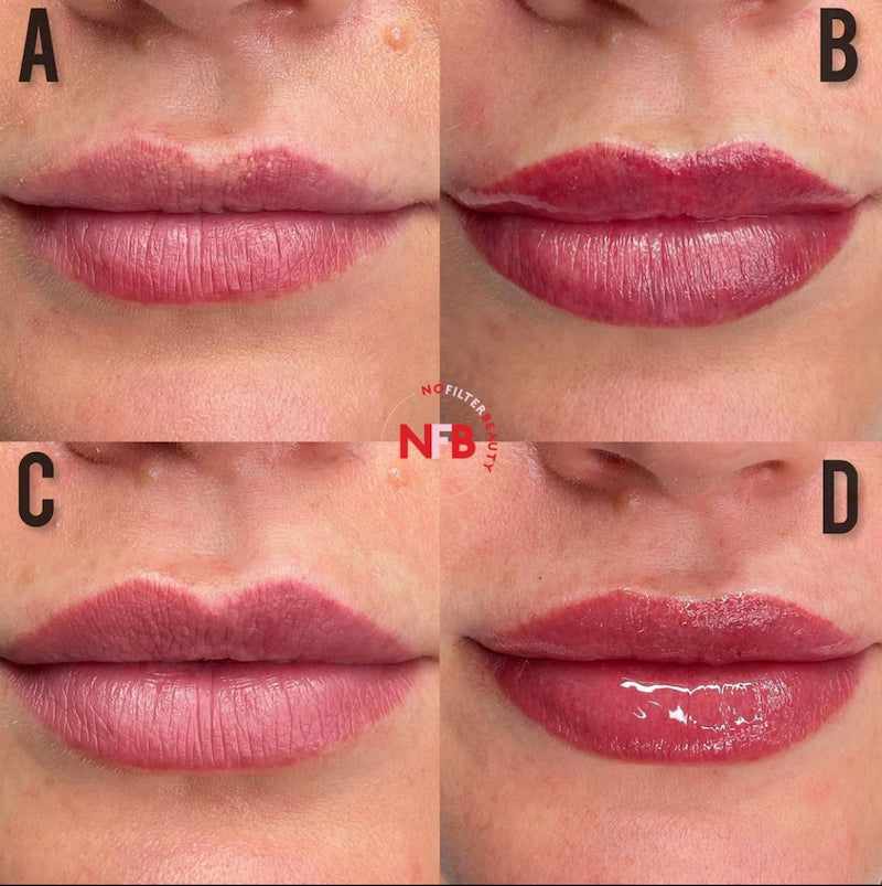 Lip Blushing Healing Stages by Toni Brady