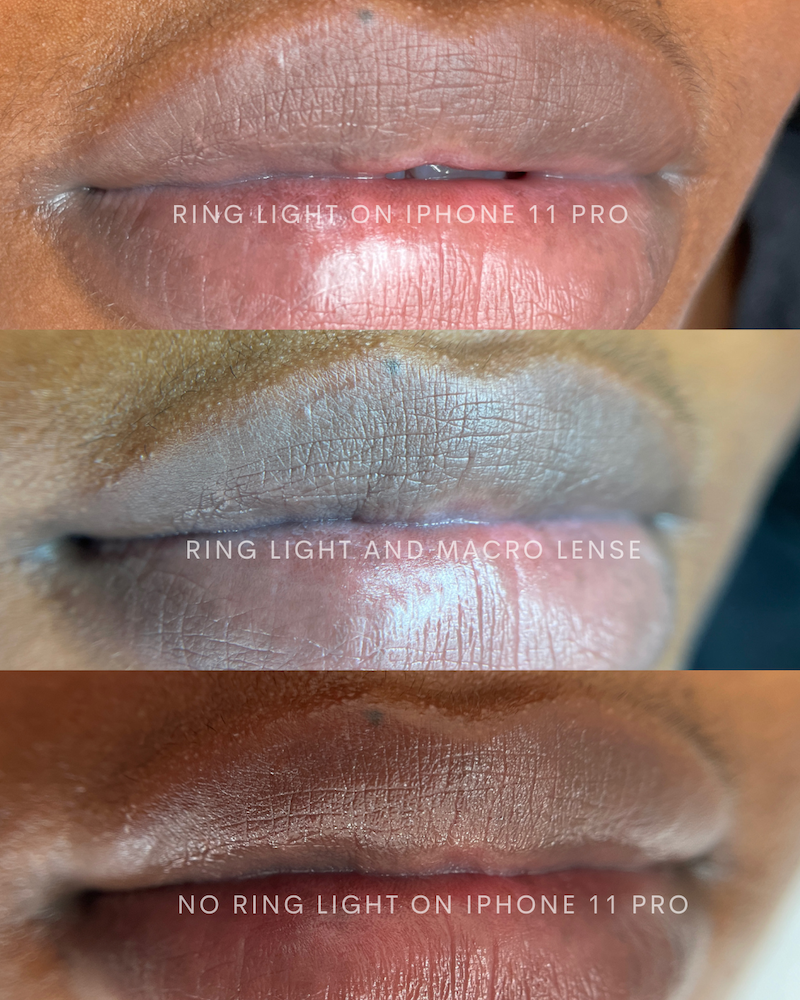 Importance of Lighting when Taking Photos for Permanent Makeup Clients
