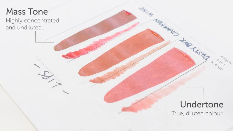 Tina Davies Lip Pigment Drawdown Color Charts for Permanent Makeup Artists