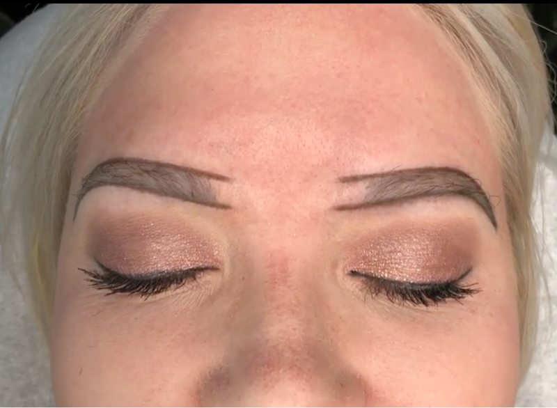 Ashy Brow Color Correction Case Study Pre-Draw