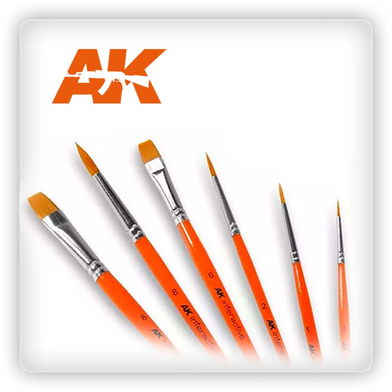 AK Interactive Paint Brushes – Maple Airbrush Supplies