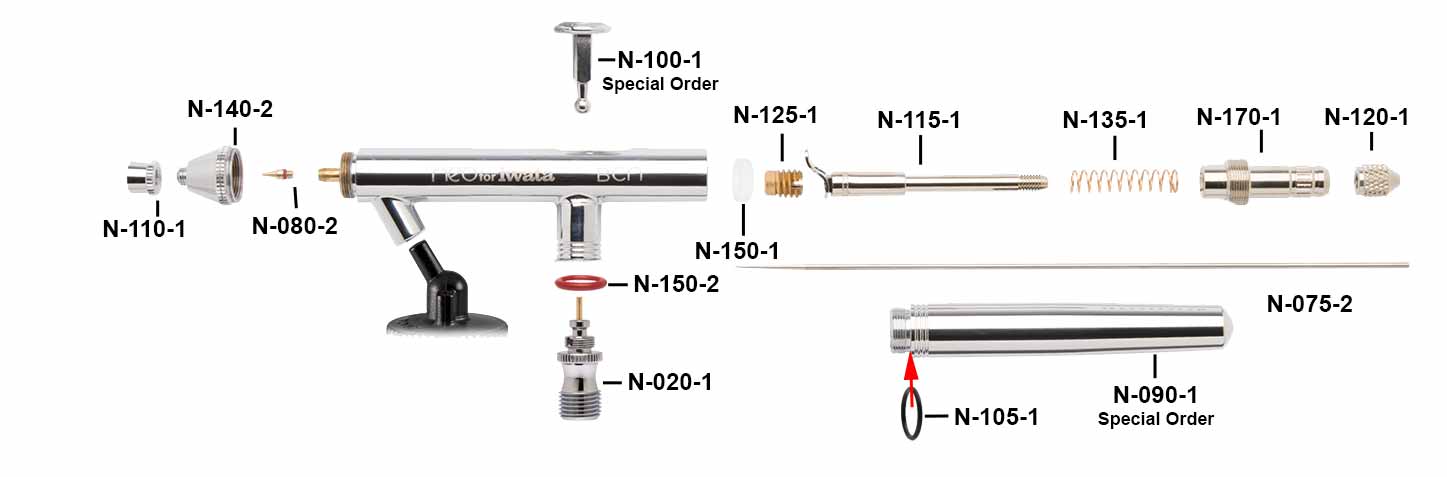 Airbrushes and Replacement Parts