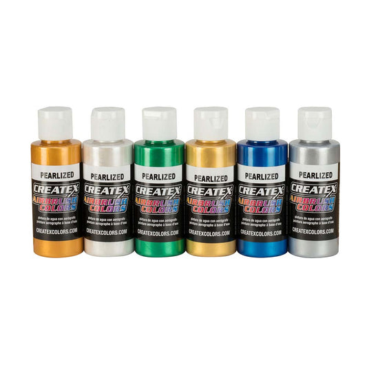 W132 Wicked Colors Essential Pearl Set - 6 x 2oz - Airbrush Paint