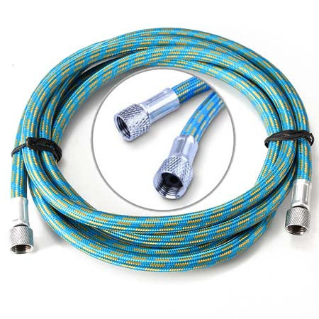 Nylon Braided Air Hose, Maple Airbrush Supplies