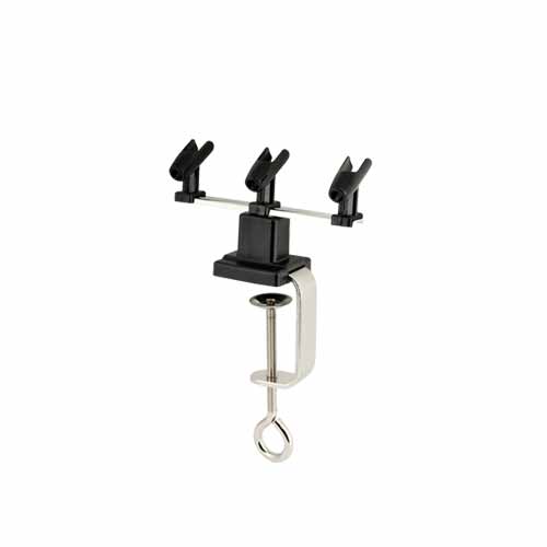 Airbrush Holder with a secure table clamp will hold up to 3 Airbrushes —  Maple Airbrush Supplies