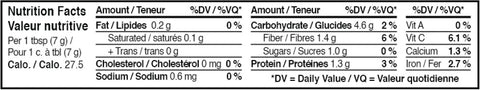 Nutrition facts Harmonic Arts Elixir Activate | Tea Desire