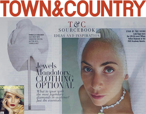 Town & Country magazine T&C May 2019 lady gaga hair wrap Turbella