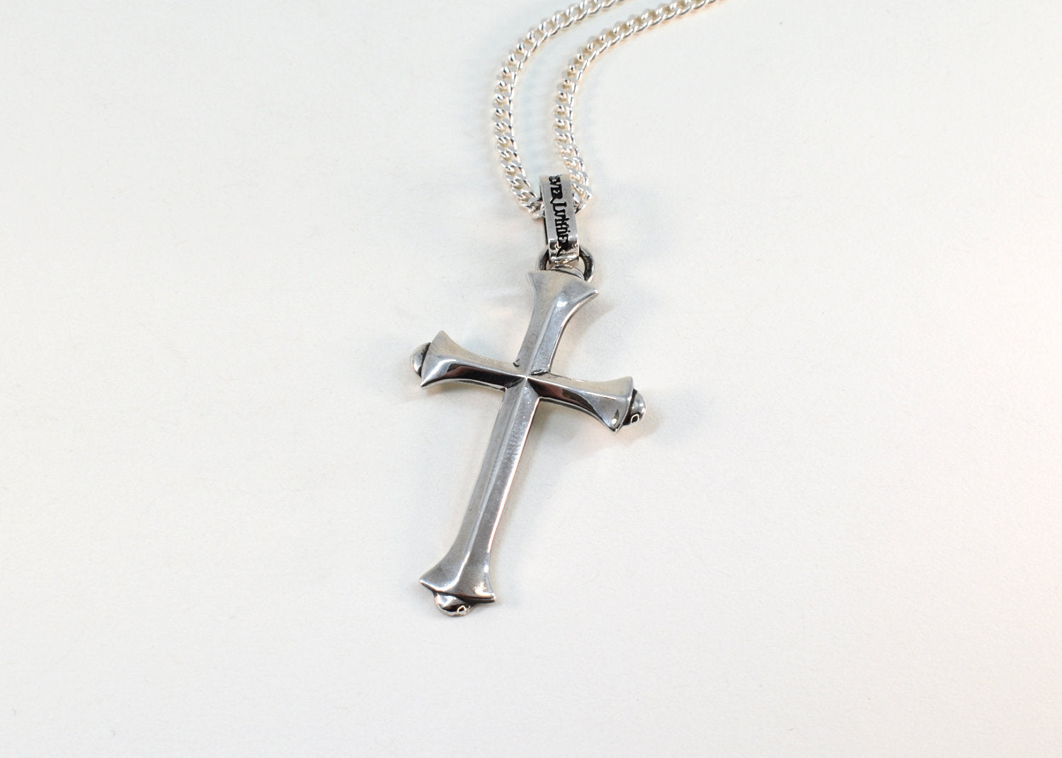 SILVER GOTHIC CROSS NECKLACE – ByLolita