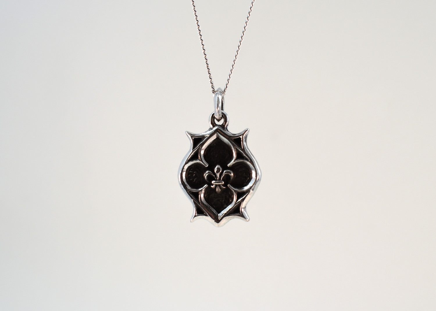 Sri Yantra Necklace  Handcrafted by Silver Luthier