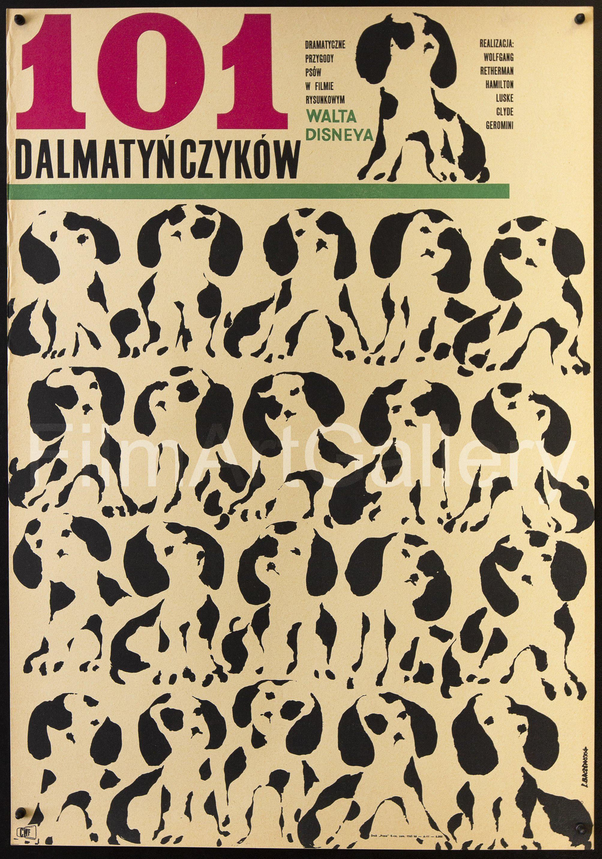 one hundred and one dalmatians poster