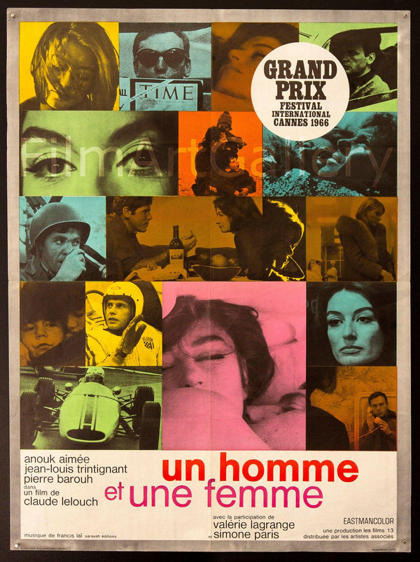 A Man and A Woman (Un Homme et Une Femme) Movie Poster