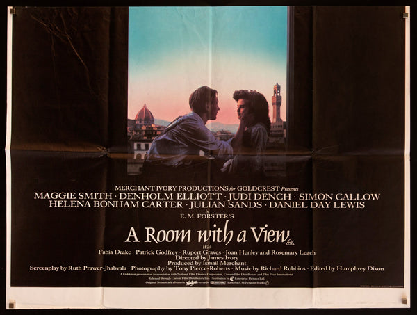 A Room With a View Movie Poster 1986 British Quad 30x40