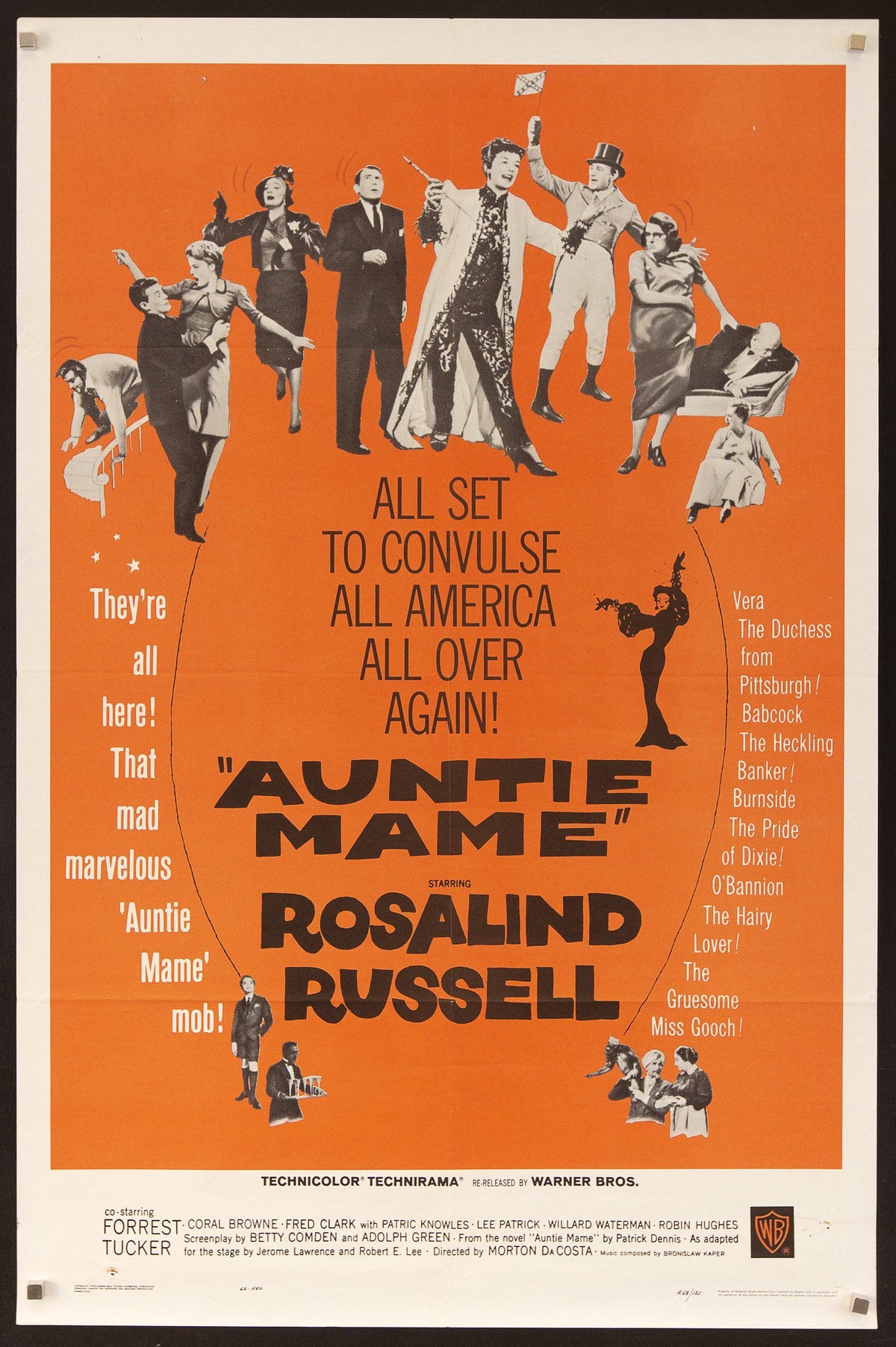 Auntie Mame Vintage Movie Poster