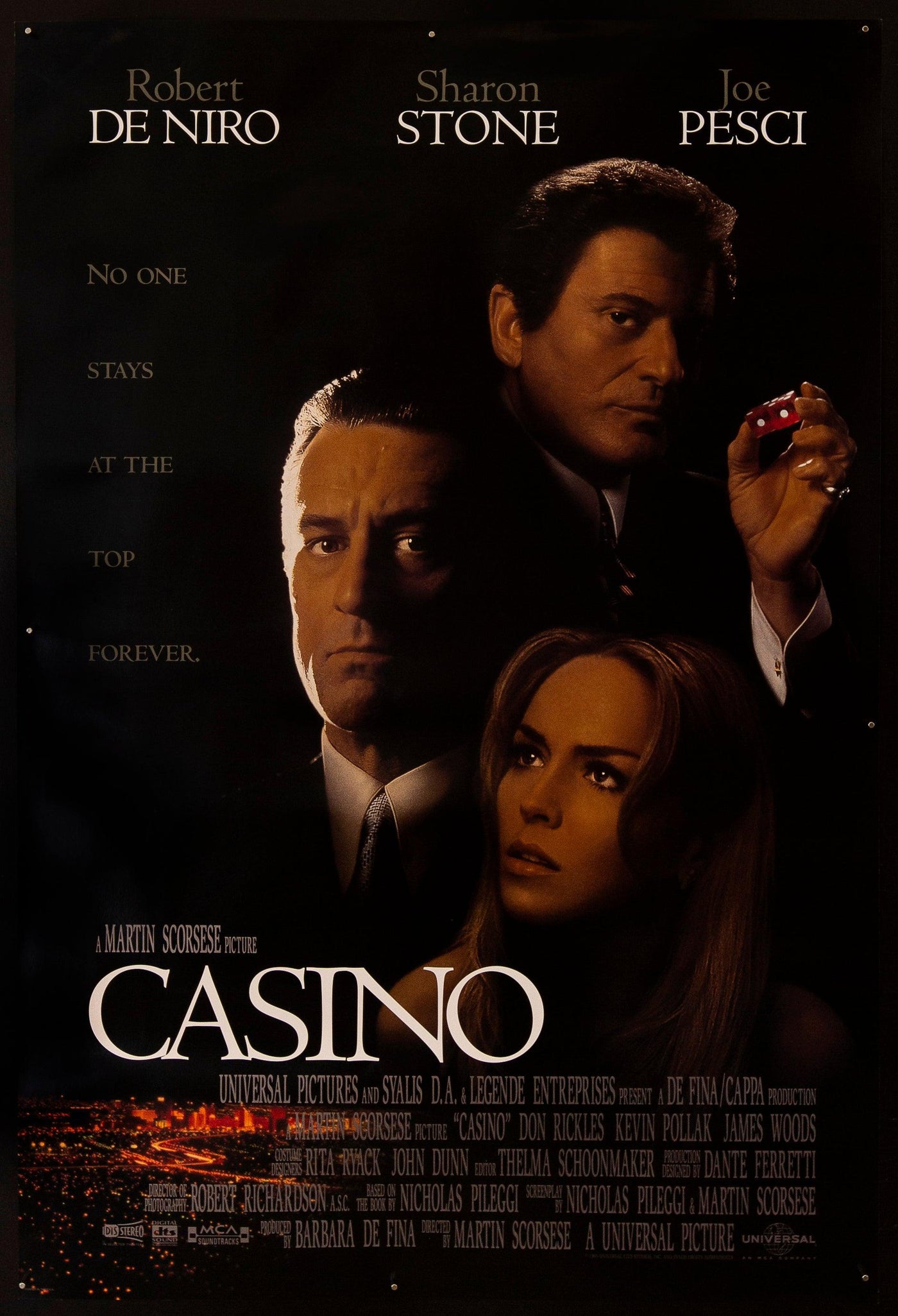 casino 1995 vinyage movie poster