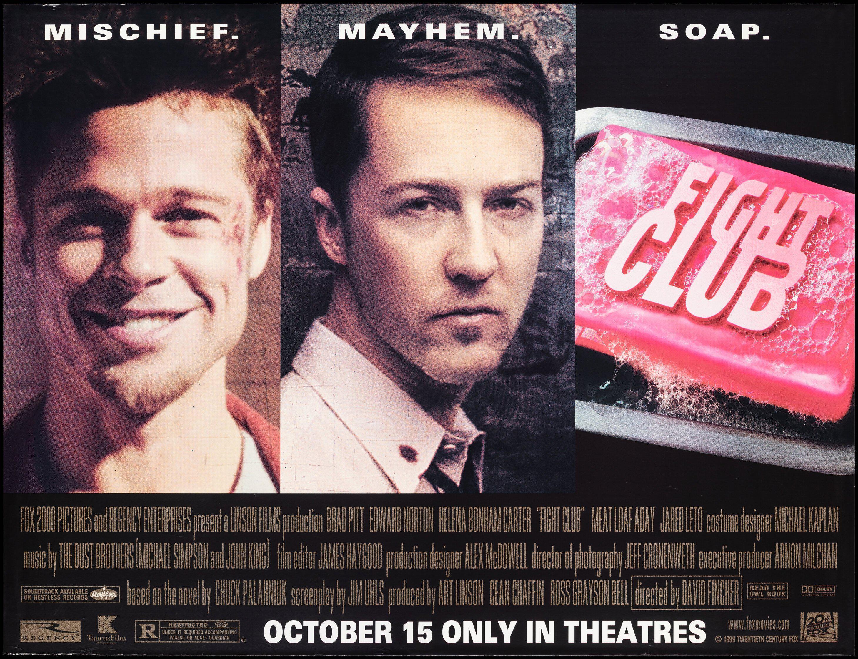 Fight Club Vintage . Movie Poster