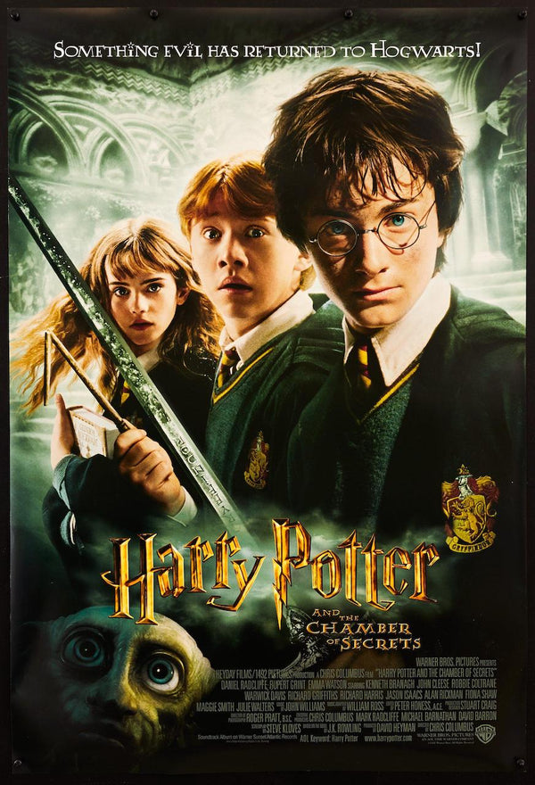 Harry Potter and the Chamber of Secrets Movie Poster 2002 1 Sheet