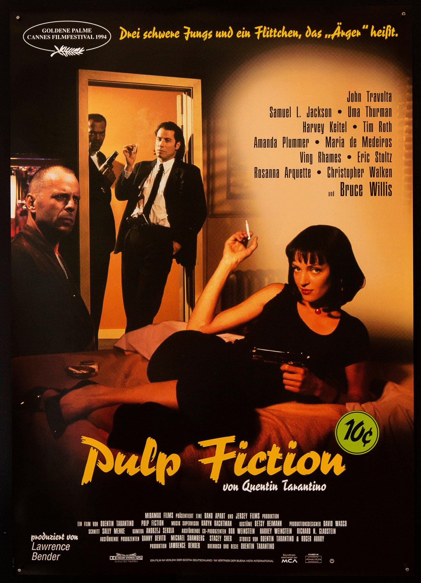 Pulp Fiction Movie Poster 1994 Film Art Gallery 