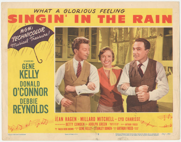 singing in the rain movie poster