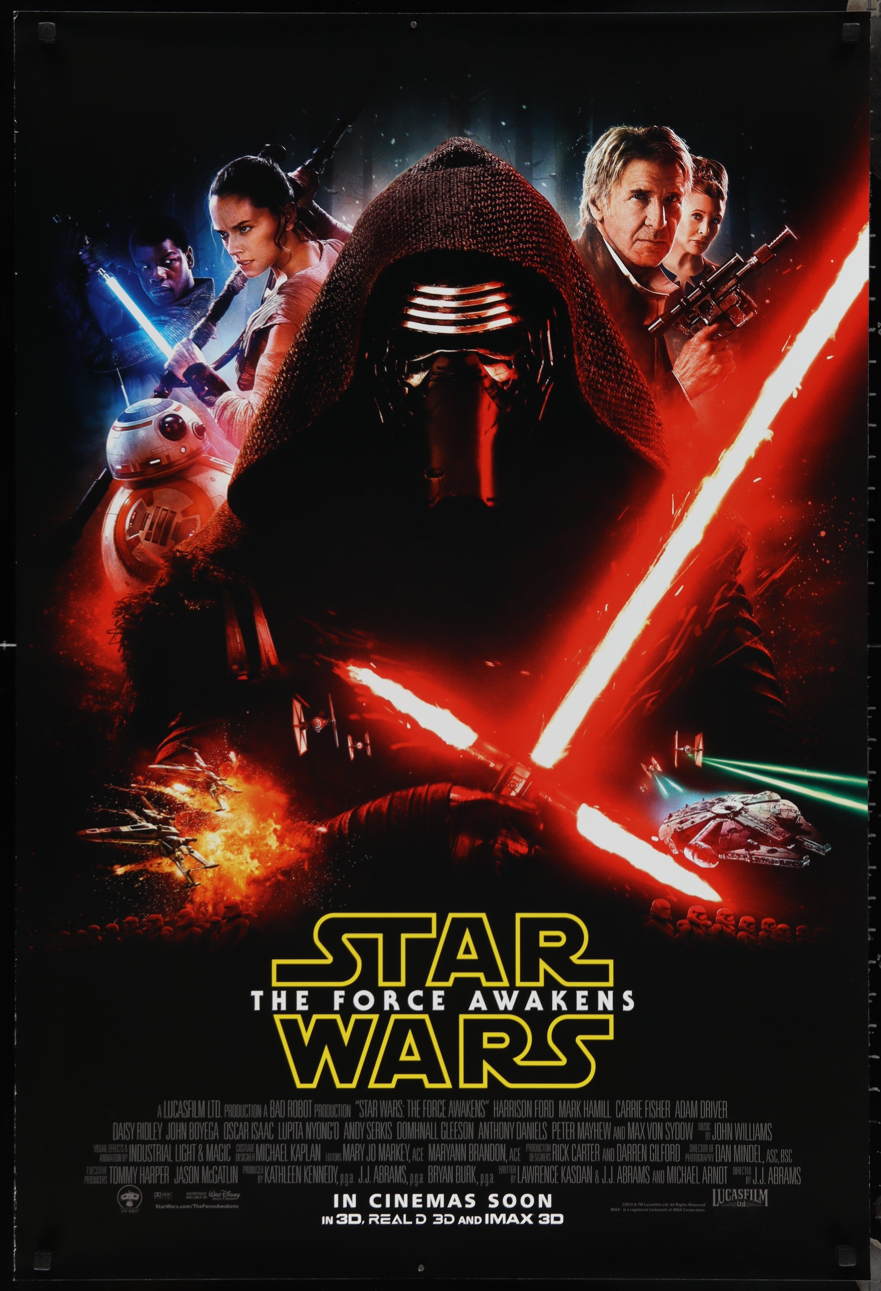 logboek Onverenigbaar Sta op Star Wars Episode VII The Force Awakens Movie Posters | Original Vintage  Movie Posters | FilmArt Gallery