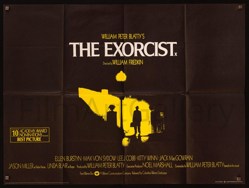 The Exorcist British Quad (30x40) Original Vintage Movie Poster