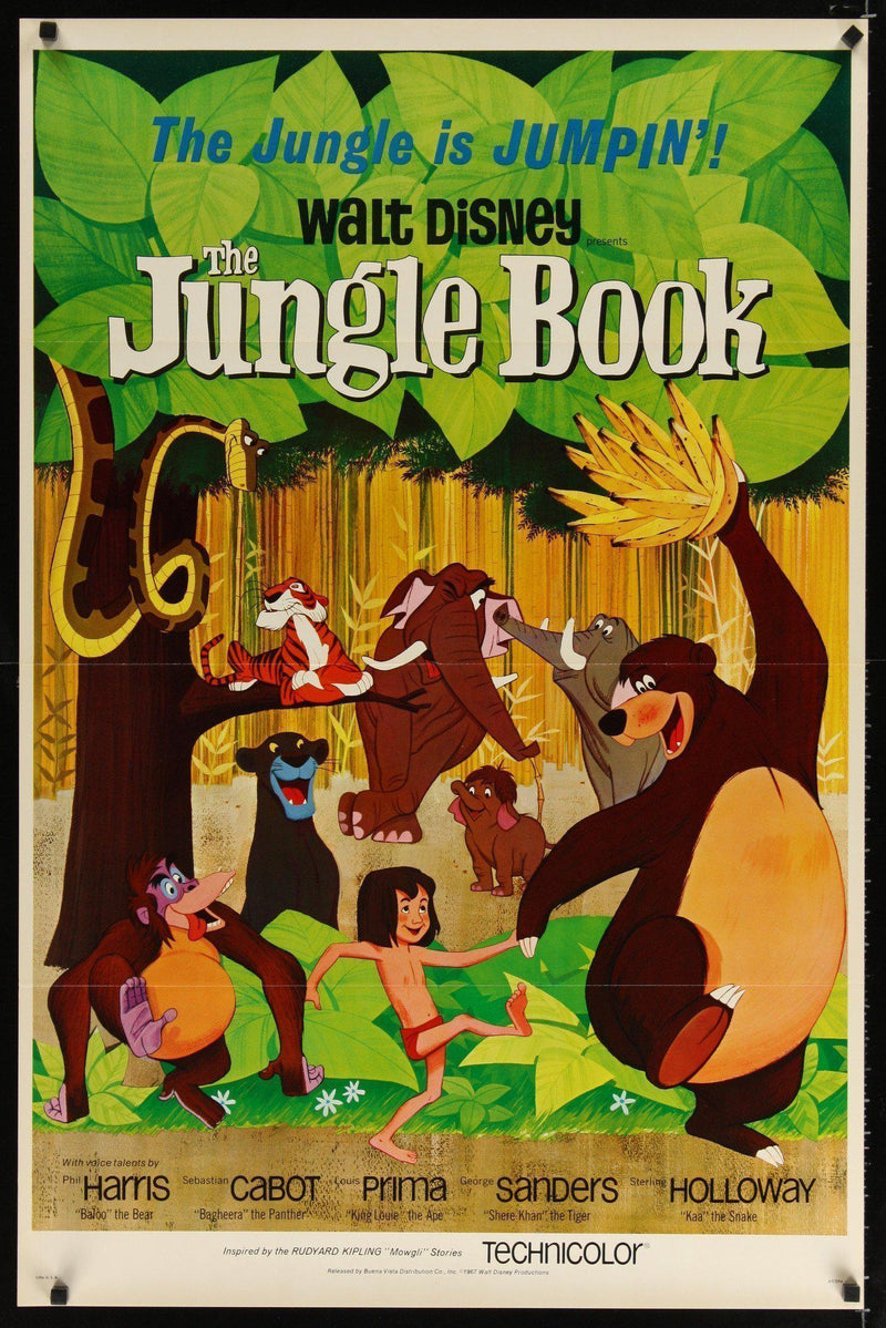 The Jungle Book Vintage Movie Poster