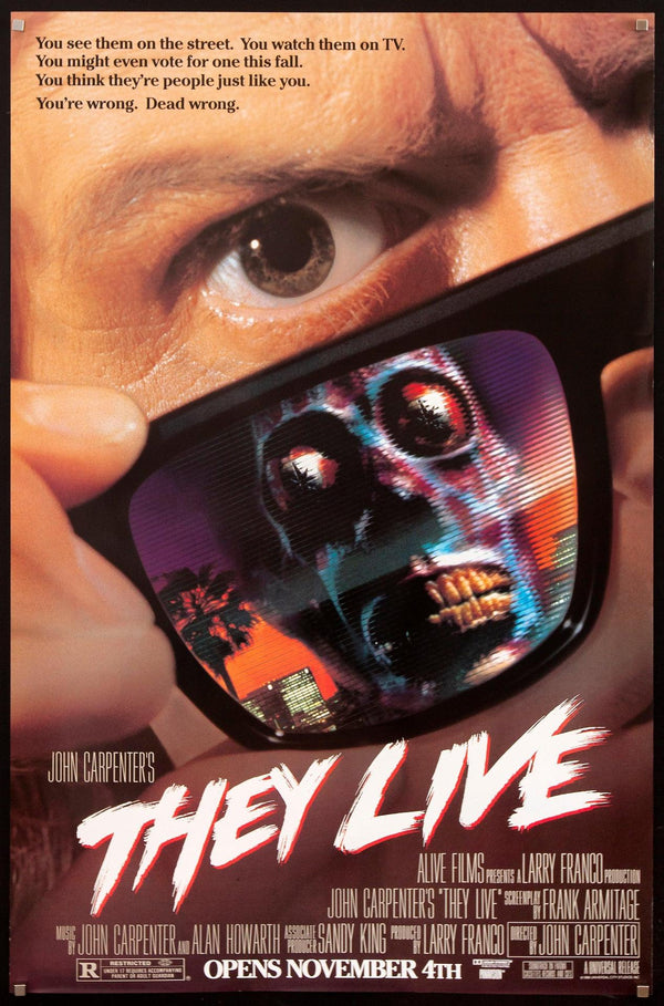 They Live / one sheet / USA