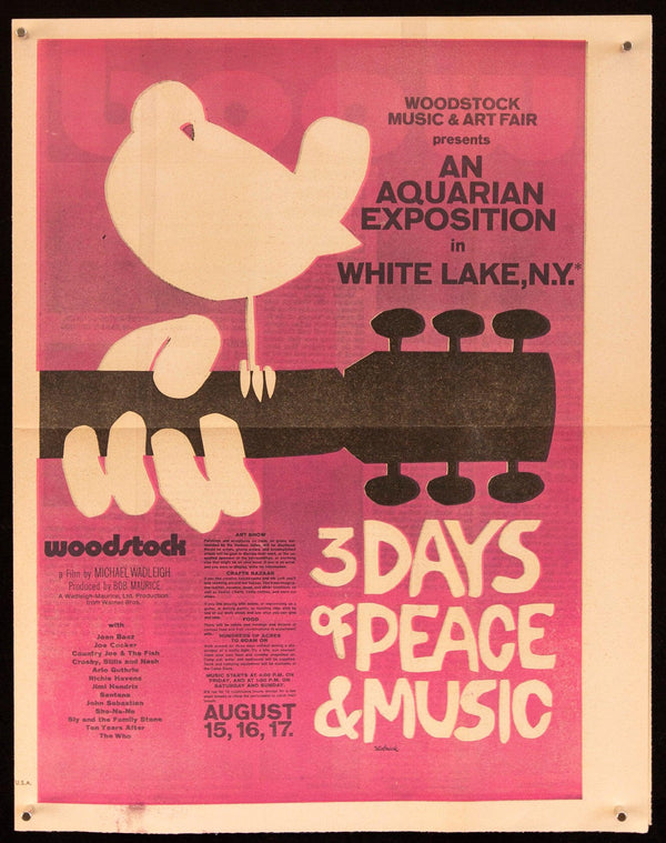 Woodstock Movie Posters | Original Vintage Movie Posters | FilmArt Gallery