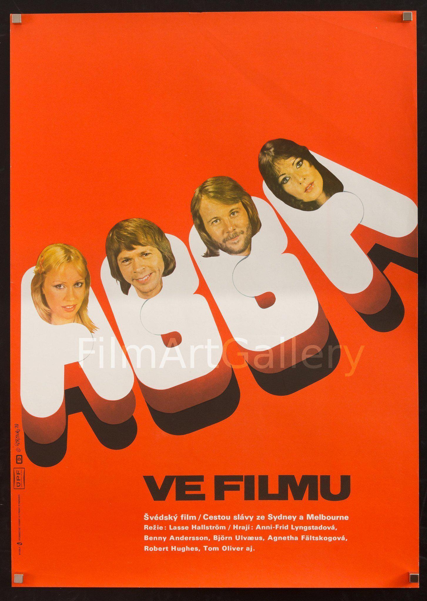 Abba Movie Poster | Czech (23x33) Original Vintage Movie Poster | 6041