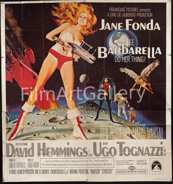 Barbarella' Retro Movie Poster