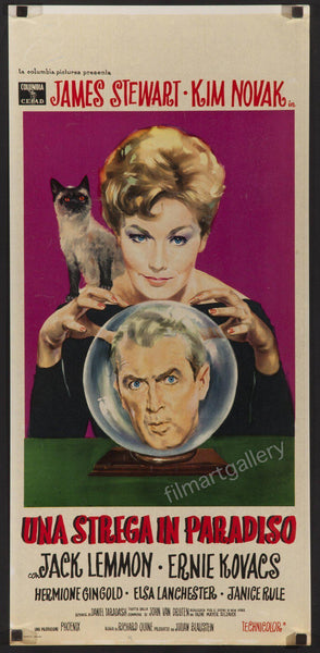 Bell Book and Candle Vintage Italian Movie Poster