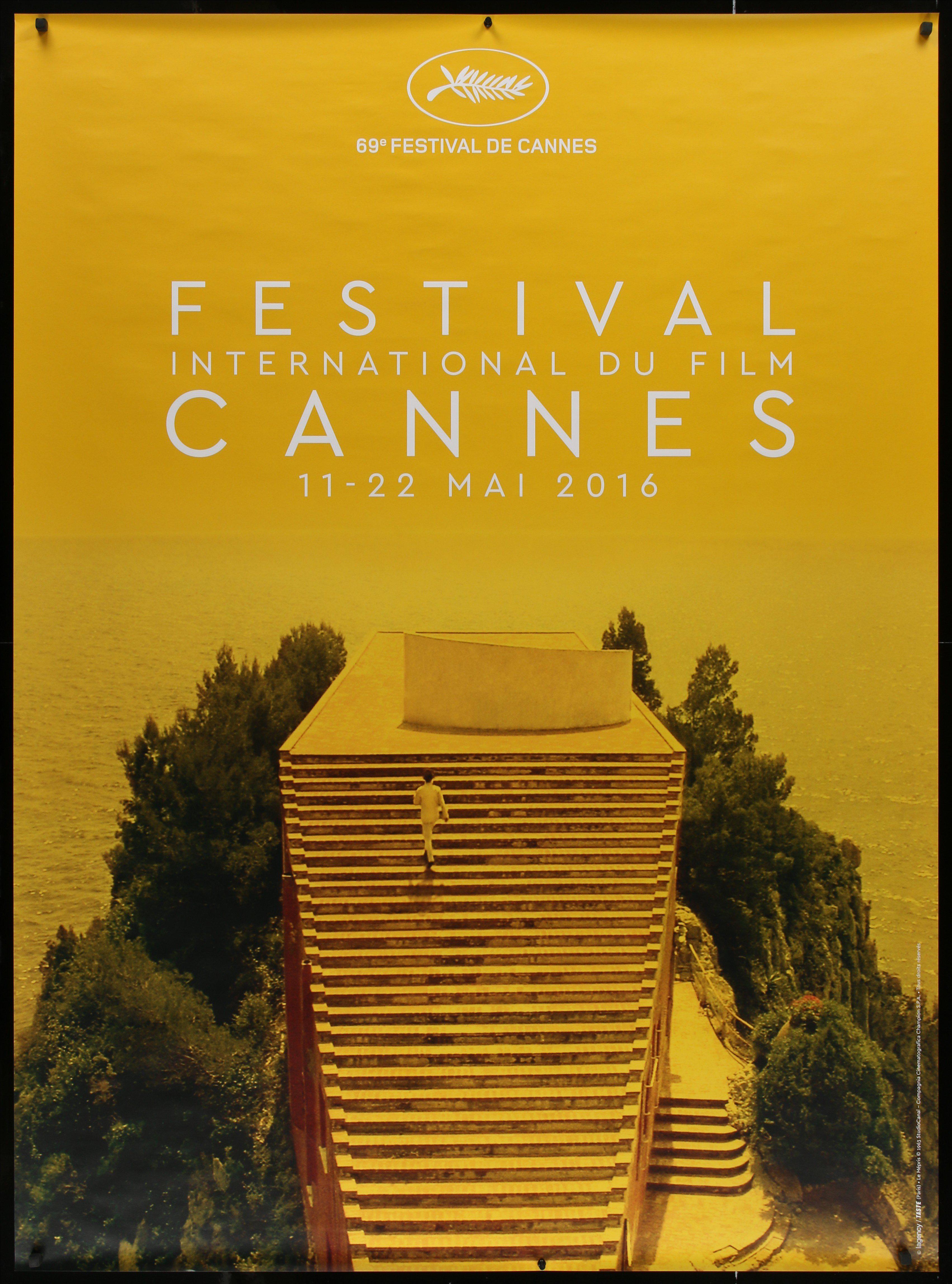 Cannes Film Festival 2013 Vintage French Movie Poster