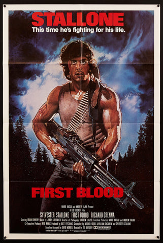 First Blood Vintage U.S. Movie Poster