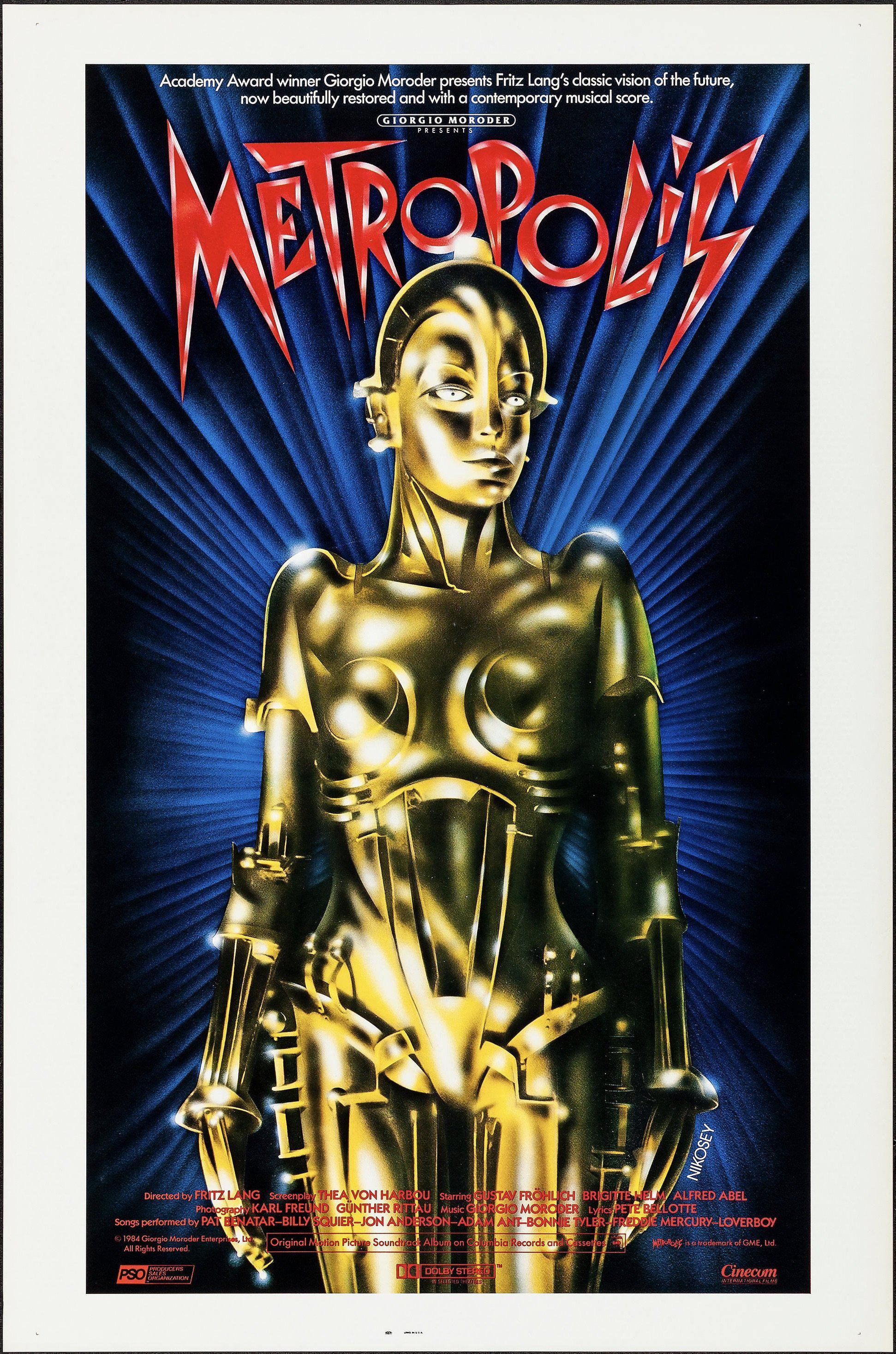 Metropolis Movie Poster 1 Sheet 27x41 Original Vintage Movie Poster