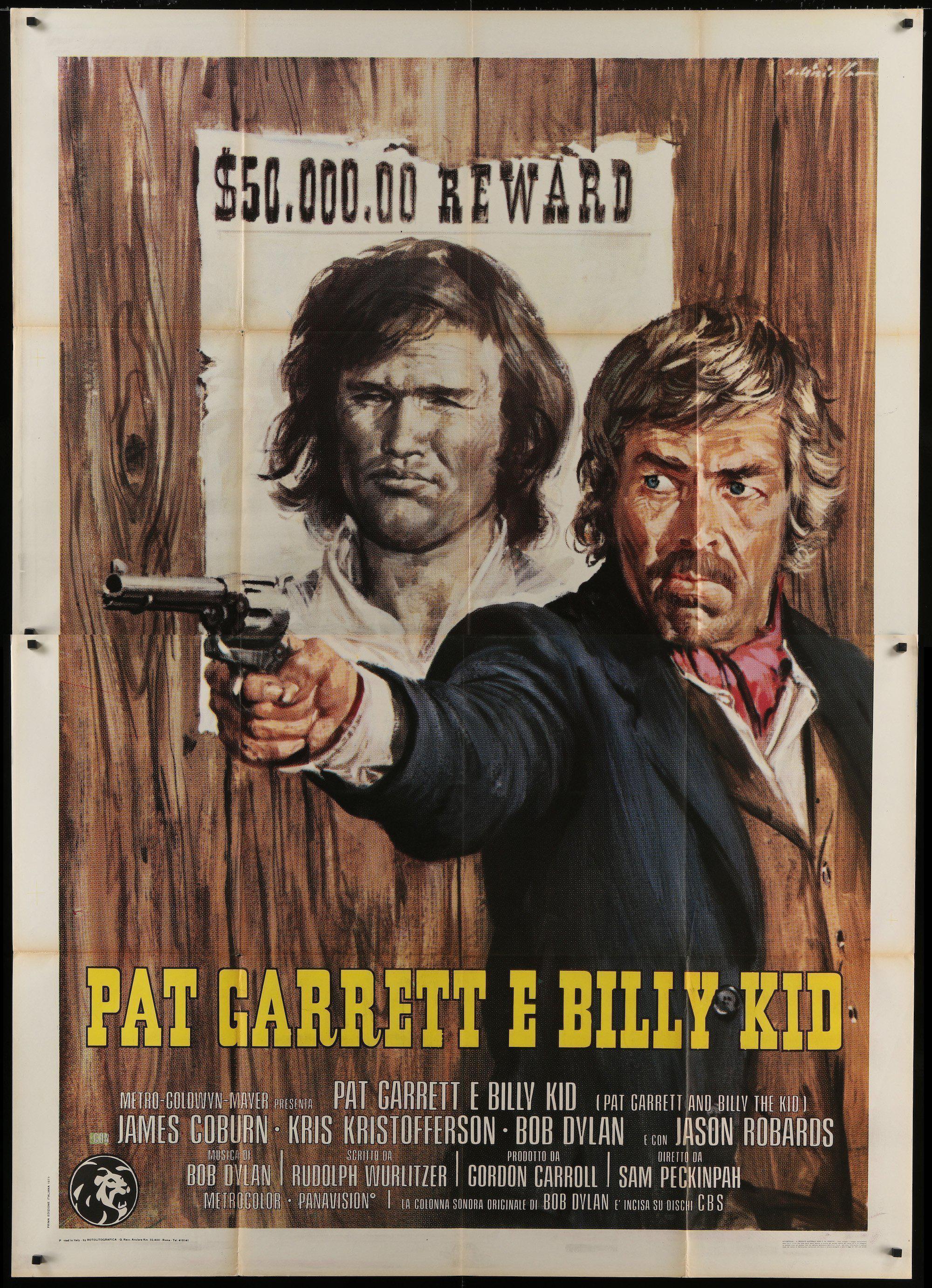 Pat Garrett and Billy the Kid Movie Poster | Italian 4 Foglio (55x78 ...